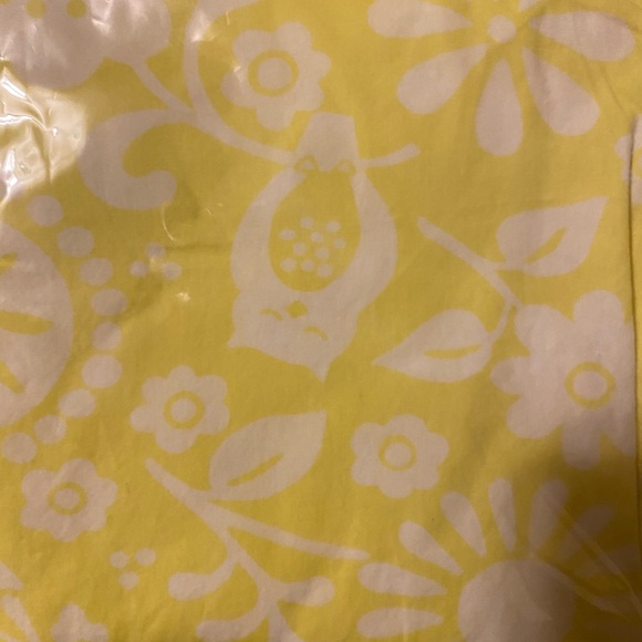 Pottery Barn “Georgia” yellow floral crib sheets. - Picture 2 of 2